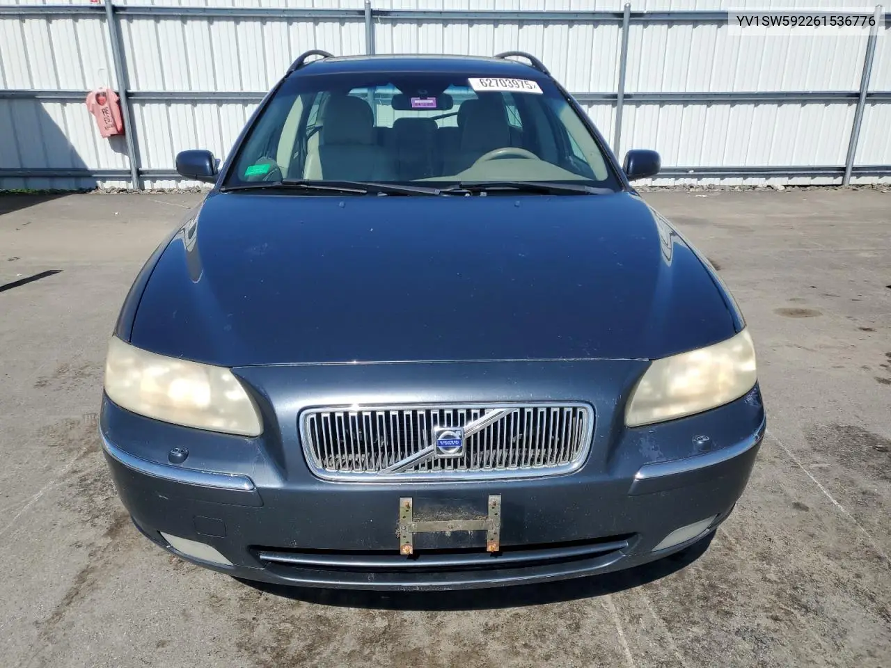 2006 Volvo V70 2.5T VIN: YV1SW592261536776 Lot: 62703975