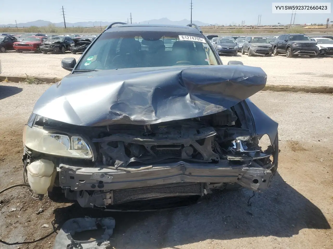 2007 Volvo V70 2.5T VIN: YV1SW592372660423 Lot: 61274705
