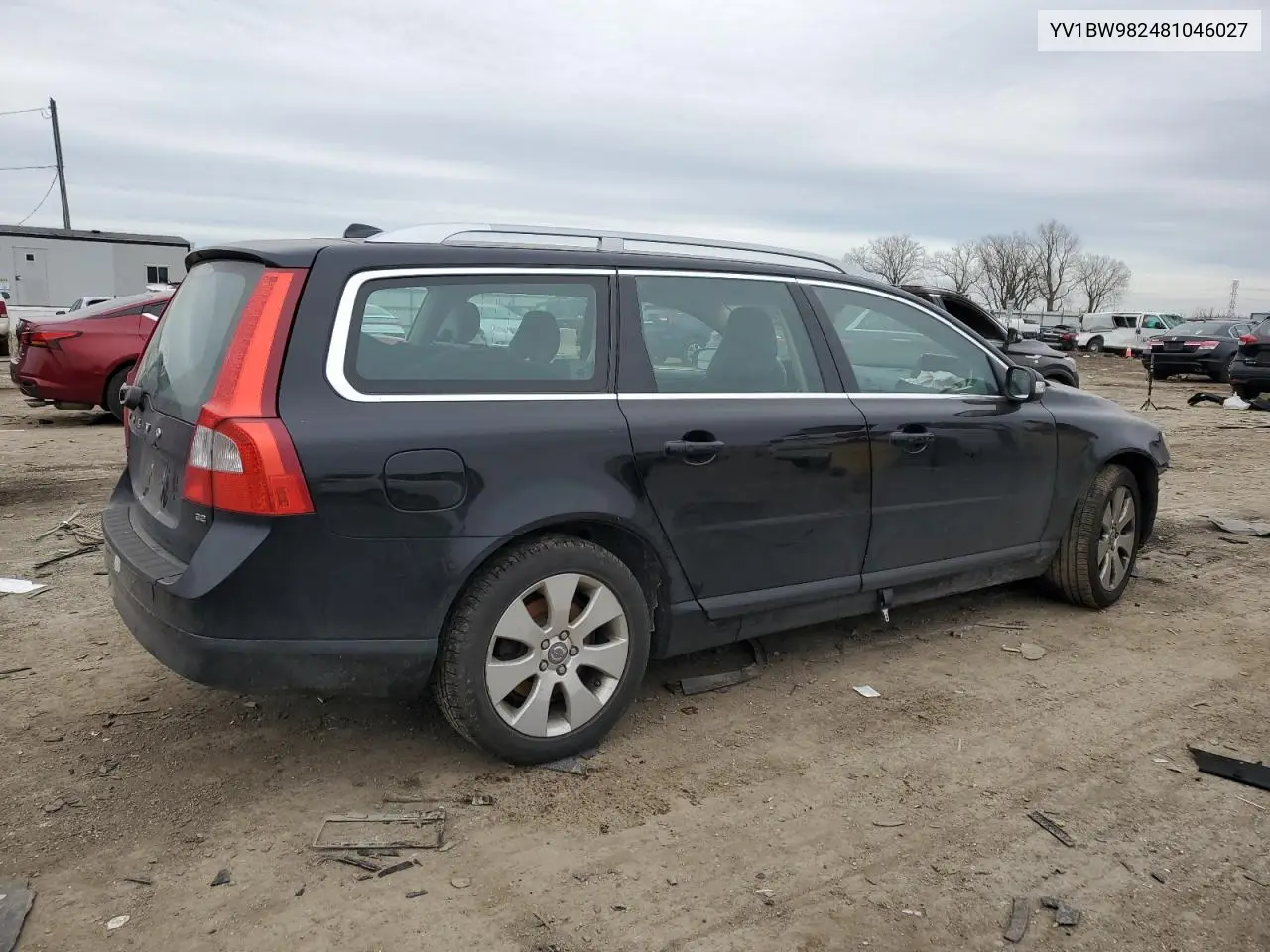 2008 Volvo V70 3.2 VIN: YV1BW982481046027 Lot: 44124615