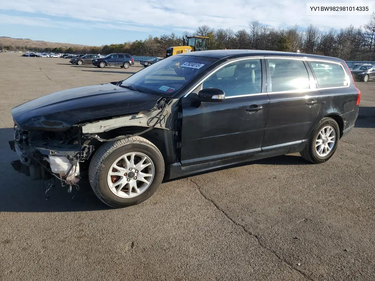 2008 Volvo V70 3.2 VIN: YV1BW982981014335 Lot: 47924015