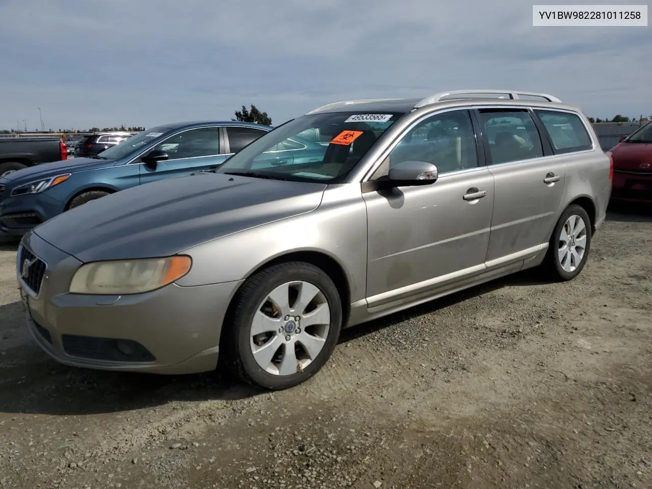 2008 Volvo V70 3.2 VIN: YV1BW982281011258 Lot: 49533565