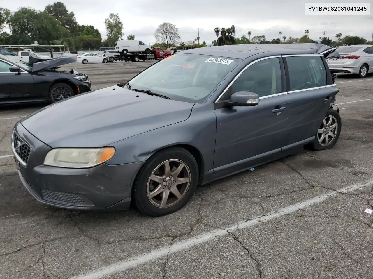 2008 Volvo V70 3.2 VIN: YV1BW982081041245 Lot: 55860225