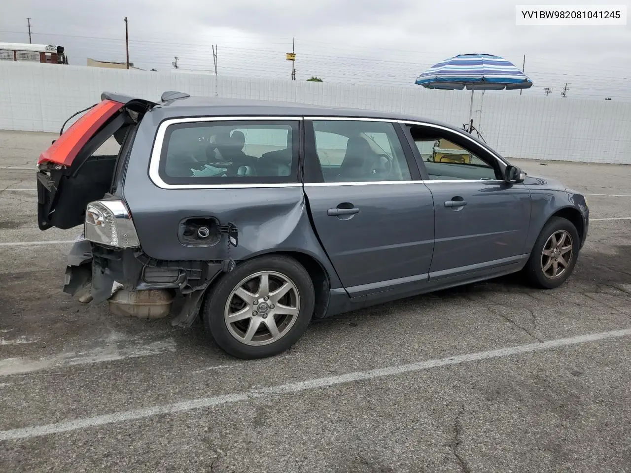 2008 Volvo V70 3.2 VIN: YV1BW982081041245 Lot: 55860225