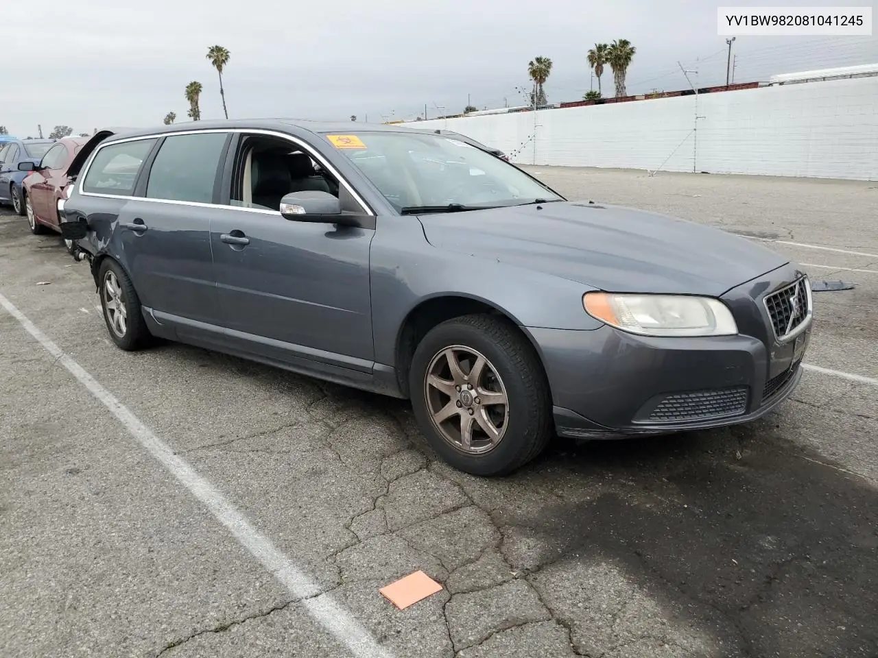 2008 Volvo V70 3.2 VIN: YV1BW982081041245 Lot: 55860225