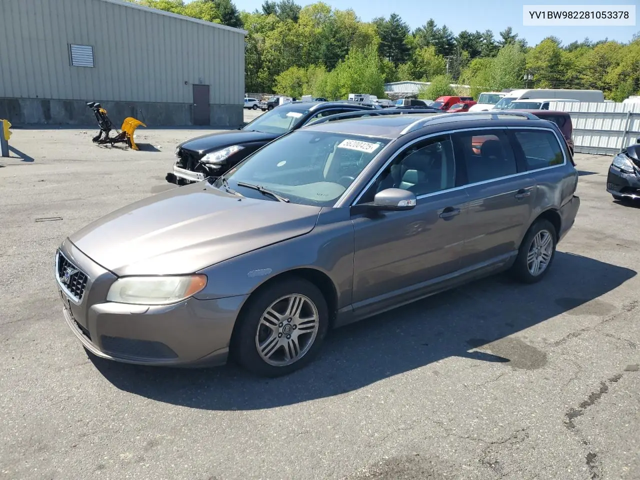 2008 Volvo V70 3.2 VIN: YV1BW982281053378 Lot: 56200425