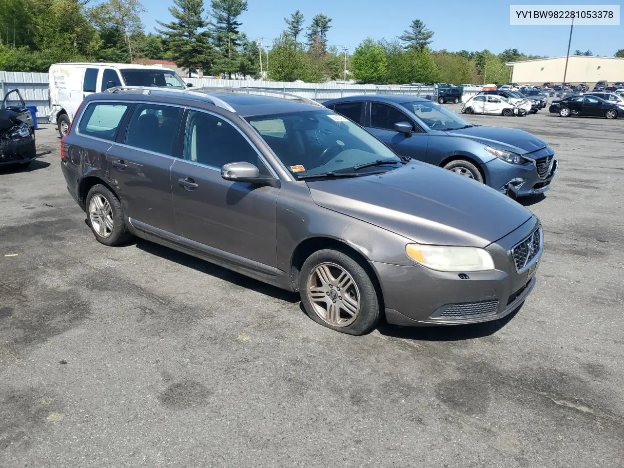 2008 Volvo V70 3.2 VIN: YV1BW982281053378 Lot: 56200425