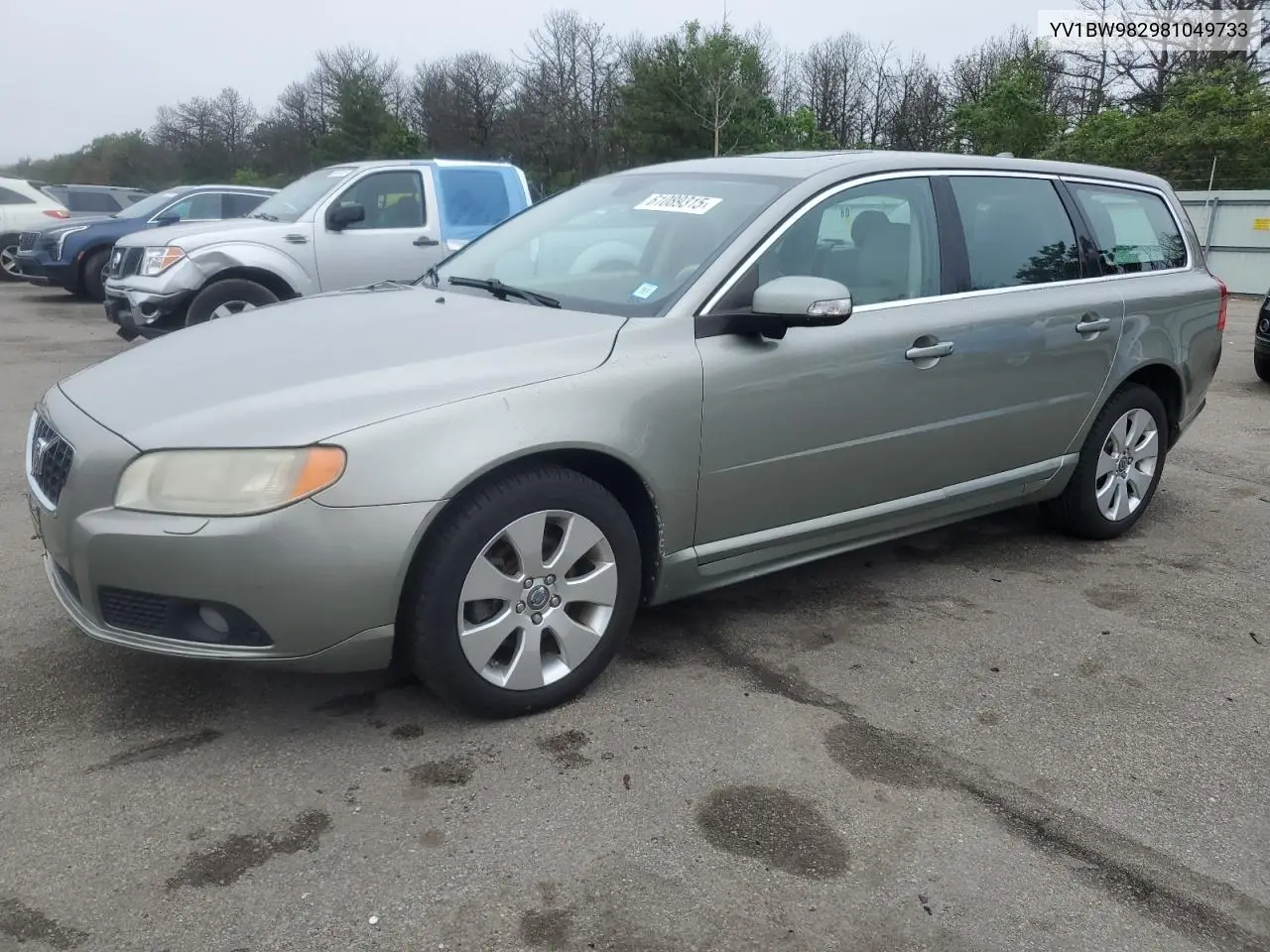 2008 Volvo V70 3.2 VIN: YV1BW982981049733 Lot: 61089315