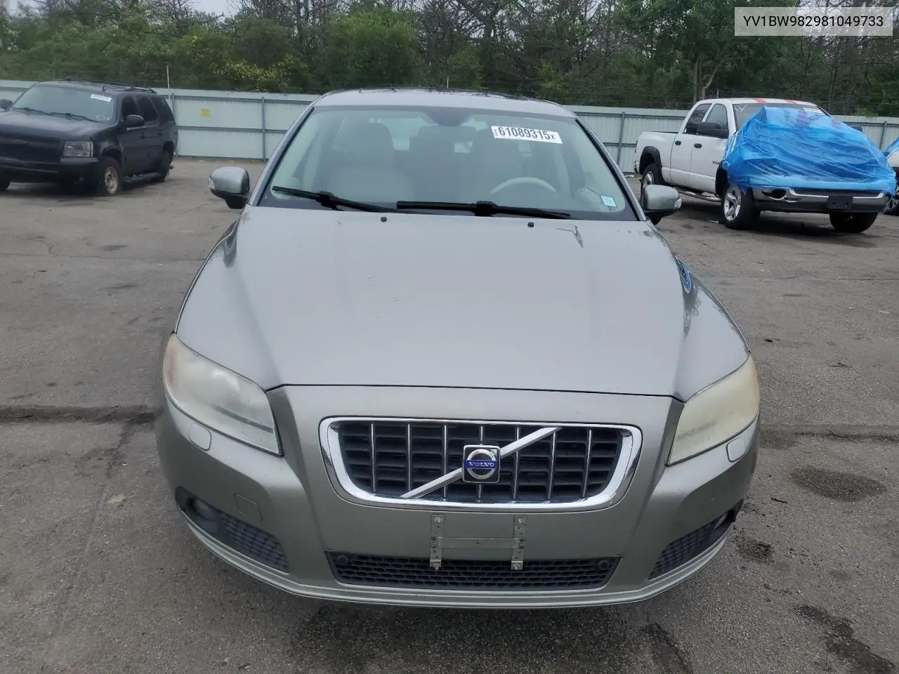 2008 Volvo V70 3.2 VIN: YV1BW982981049733 Lot: 61089315