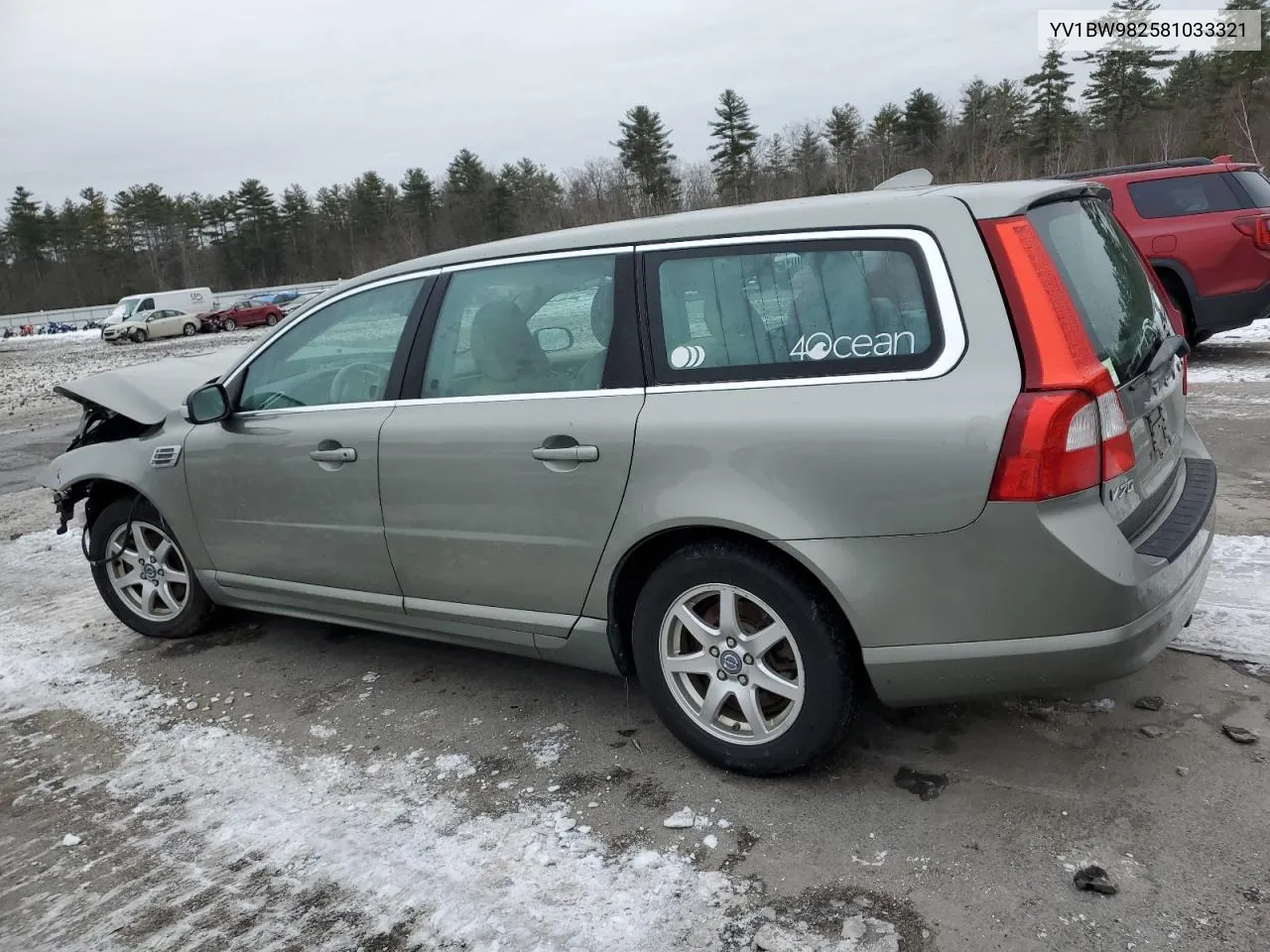 2008 Volvo V70 3.2 VIN: YV1BW982581033321 Lot: 86269014