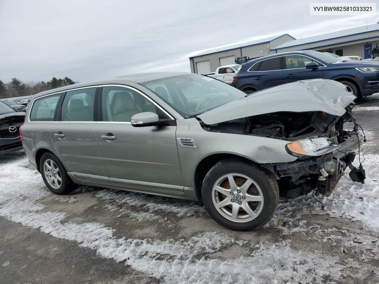 2008 Volvo V70 3.2 VIN: YV1BW982581033321 Lot: 86269014