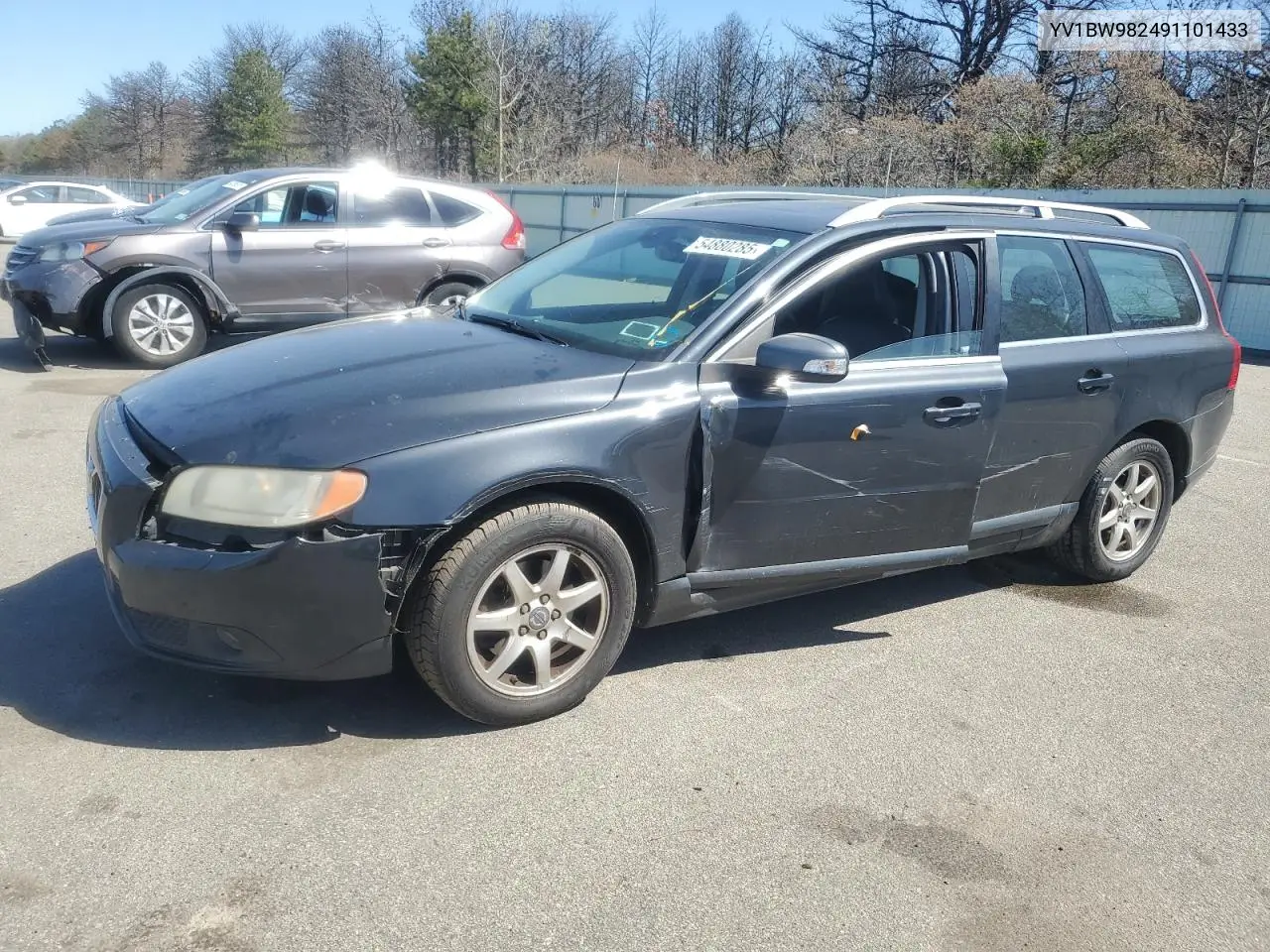 2009 Volvo V70 3.2 VIN: YV1BW982491101433 Lot: 54880285