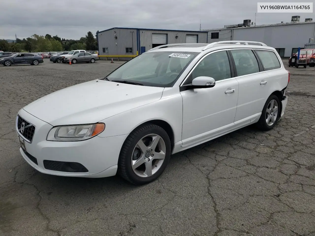 2010 Volvo V70 3.2 VIN: YV1960BW0A1164765 Lot: 54581225