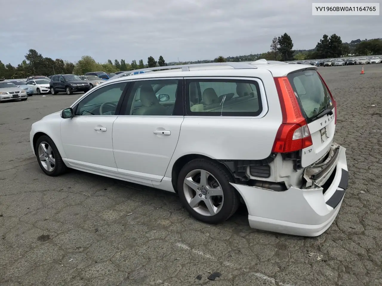 2010 Volvo V70 3.2 VIN: YV1960BW0A1164765 Lot: 54581225