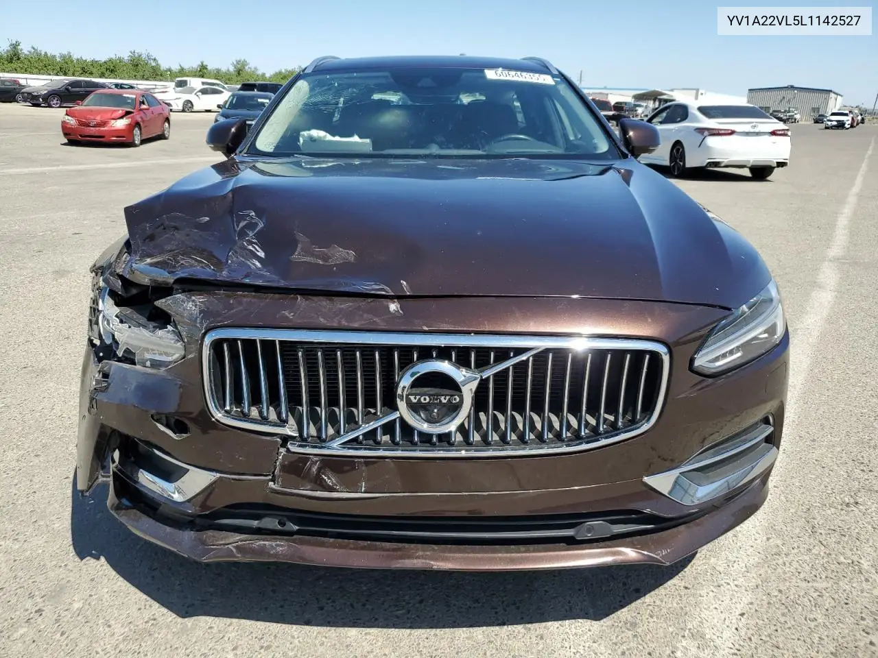 2020 Volvo V90 T6 Inscription VIN: YV1A22VL5L1142527 Lot: 60646355
