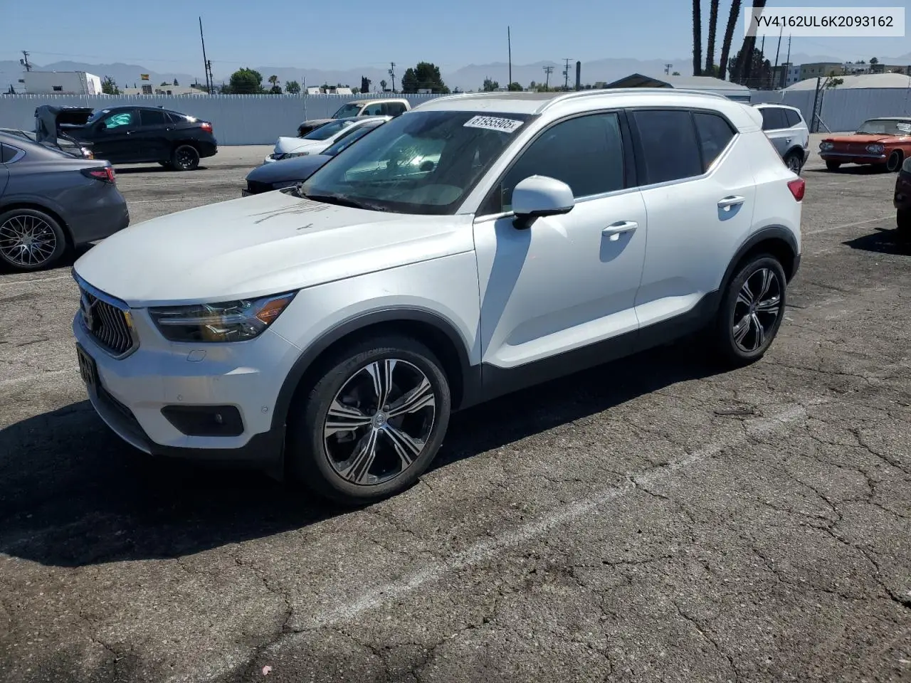 2019 Volvo Xc40 T5 Inscription VIN: YV4162UL6K2093162 Lot: 61955905