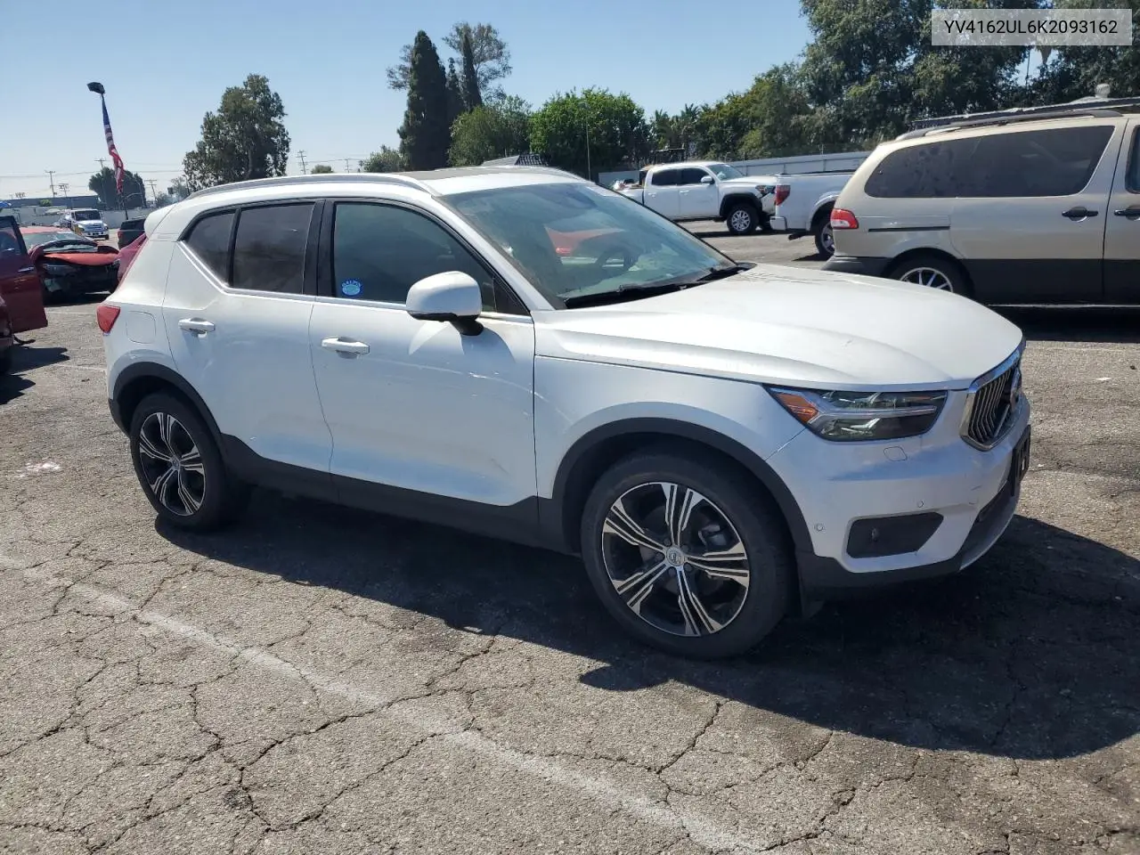 2019 Volvo Xc40 T5 Inscription VIN: YV4162UL6K2093162 Lot: 61955905
