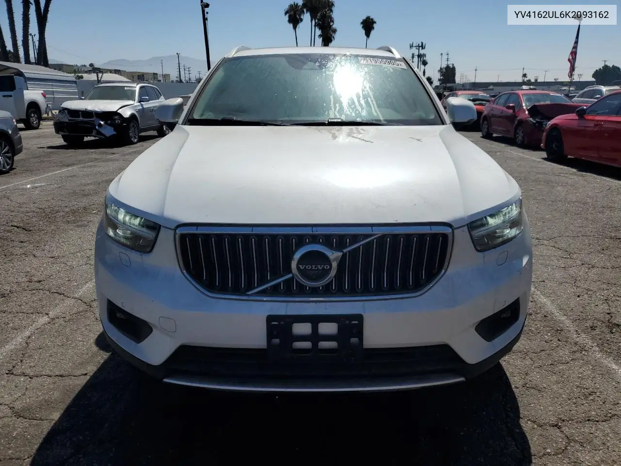 2019 Volvo Xc40 T5 Inscription VIN: YV4162UL6K2093162 Lot: 61955905