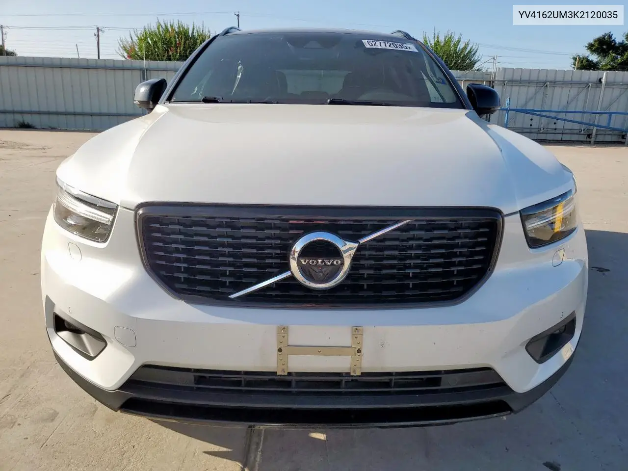 2019 Volvo Xc40 T5 R-Design VIN: YV4162UM3K2120035 Lot: 62772035