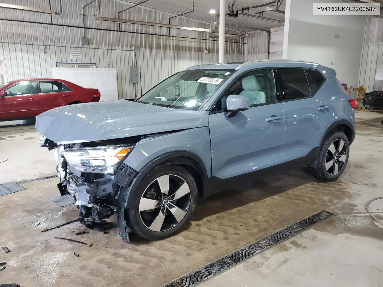 2020 Volvo Xc40 T5 Momentum VIN: YV4162UK4L2200587 Lot: 55737555