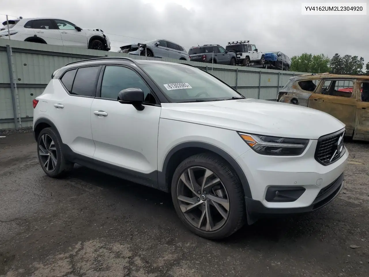 2020 Volvo Xc40 T5 R-Design VIN: YV4162UM2L2304920 Lot: 61303985