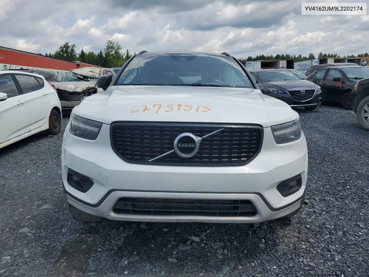 2020 Volvo Xc40 T5 R-Design VIN: YV4162UM9L2202174 Lot: 62759515