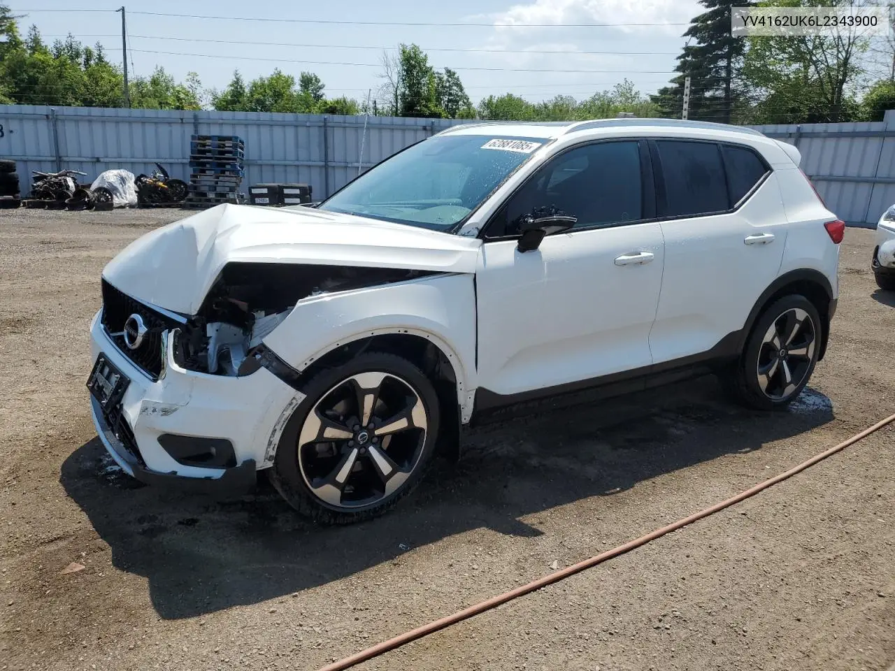 2020 Volvo Xc40 T5 Momentum VIN: YV4162UK6L2343900 Lot: 62881085
