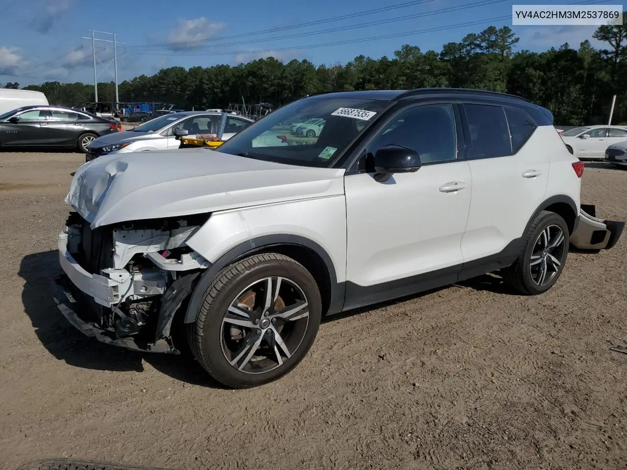 2021 Volvo Xc40 T4 R-Design VIN: YV4AC2HM3M2537869 Lot: 56687535