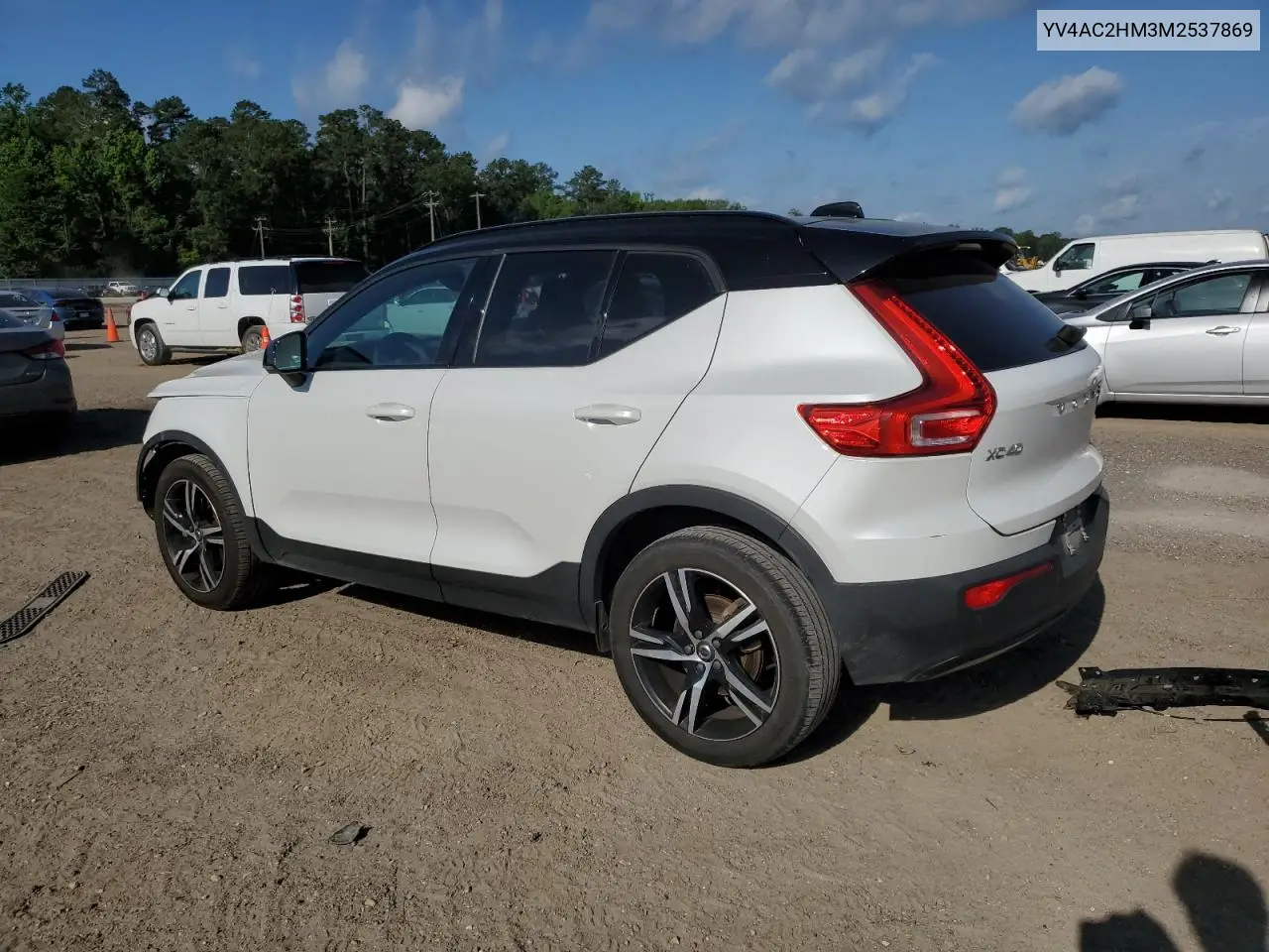 2021 Volvo Xc40 T4 R-Design VIN: YV4AC2HM3M2537869 Lot: 56687535