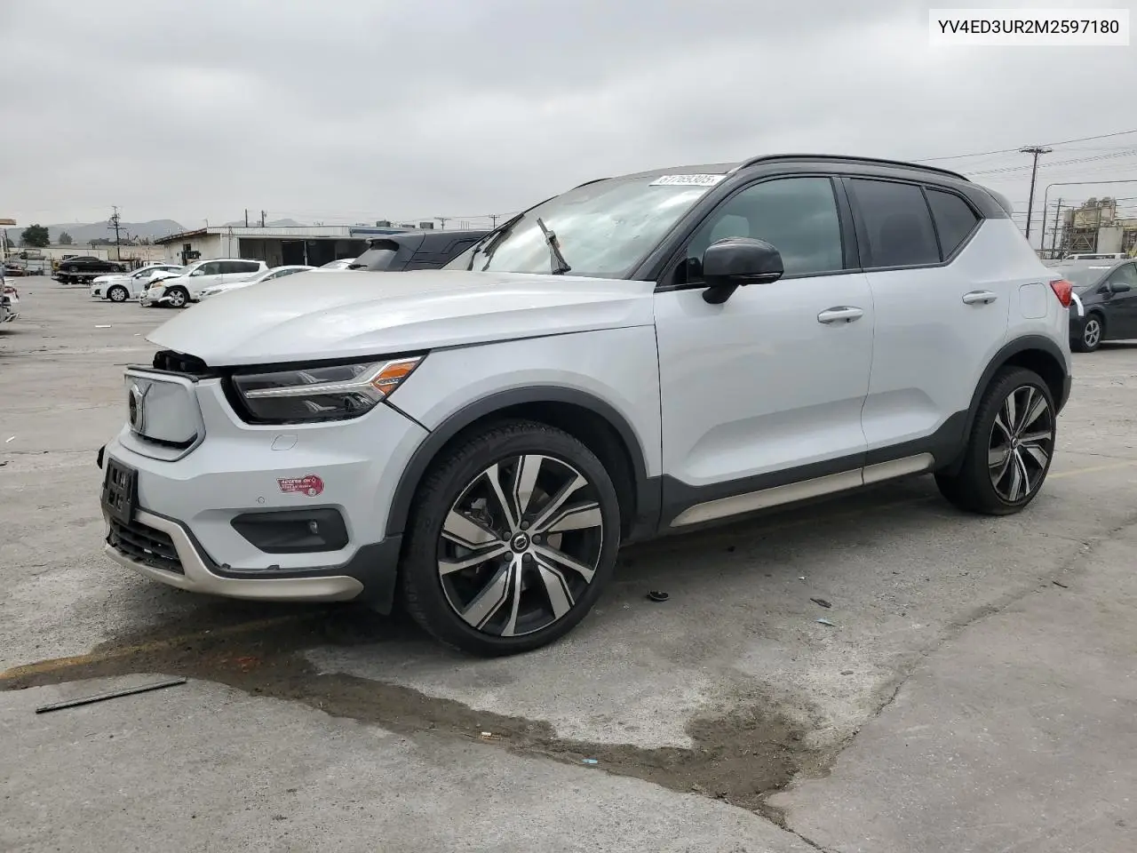 2021 Volvo Xc40 Recharge VIN: YV4ED3UR2M2597180 Lot: 61769305