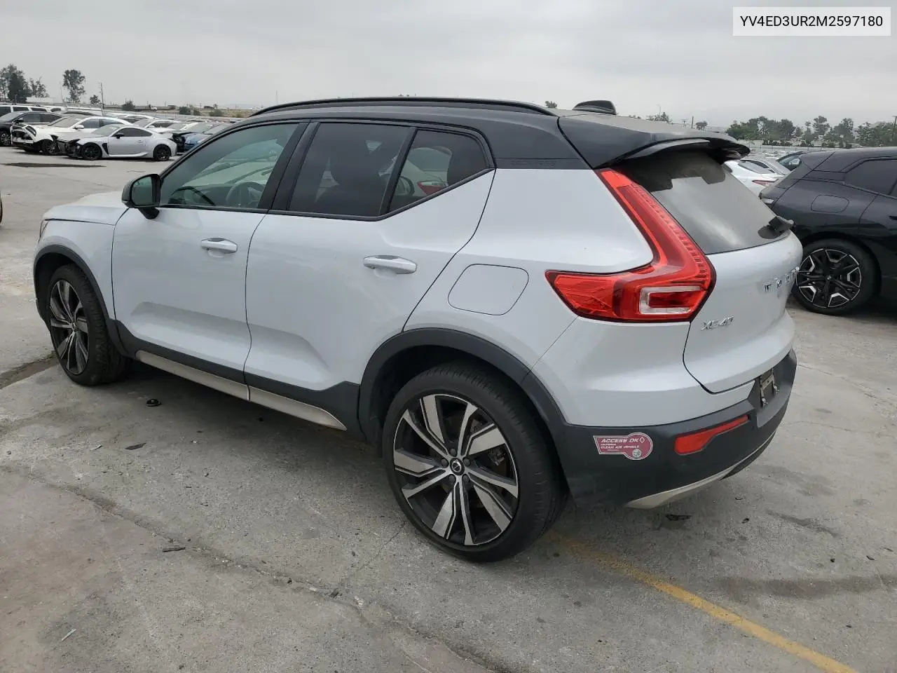 2021 Volvo Xc40 Recharge VIN: YV4ED3UR2M2597180 Lot: 61769305