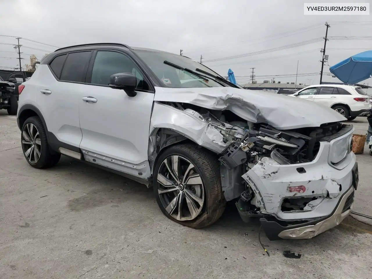 2021 Volvo Xc40 Recharge VIN: YV4ED3UR2M2597180 Lot: 61769305