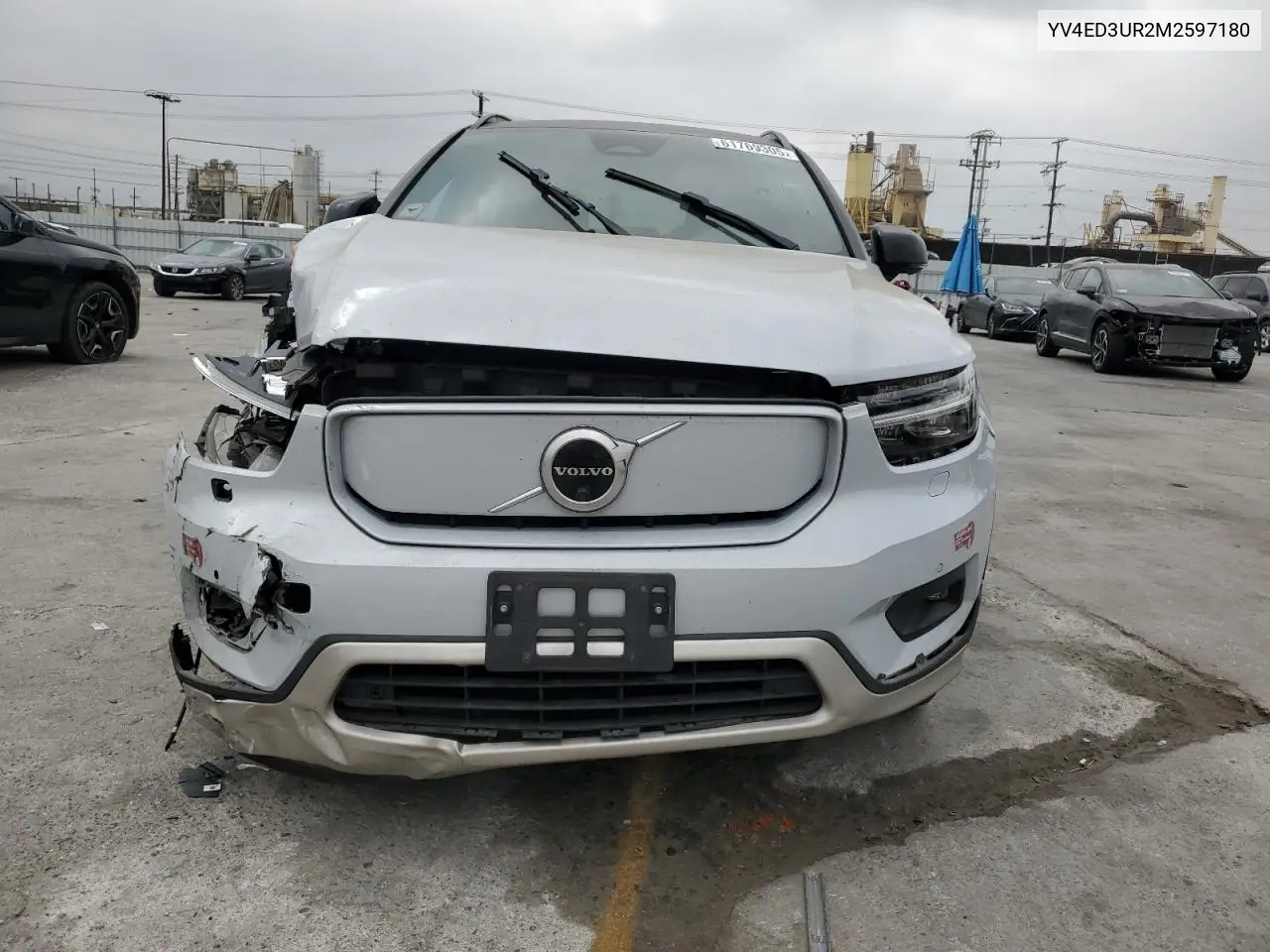 2021 Volvo Xc40 Recharge VIN: YV4ED3UR2M2597180 Lot: 61769305