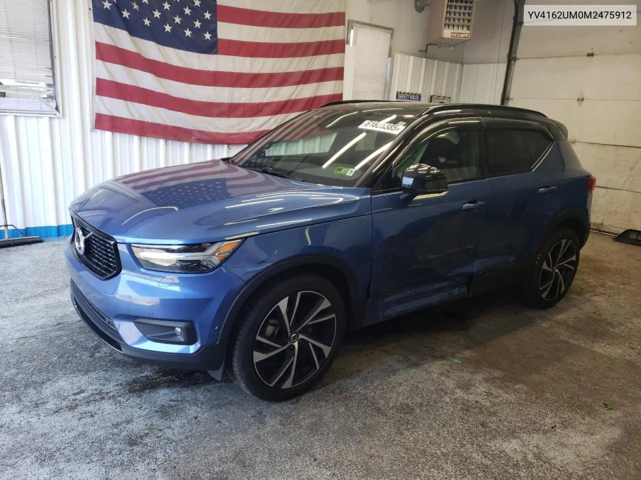 2021 Volvo Xc40 T5 R-Design VIN: YV4162UM0M2475912 Lot: 61825385