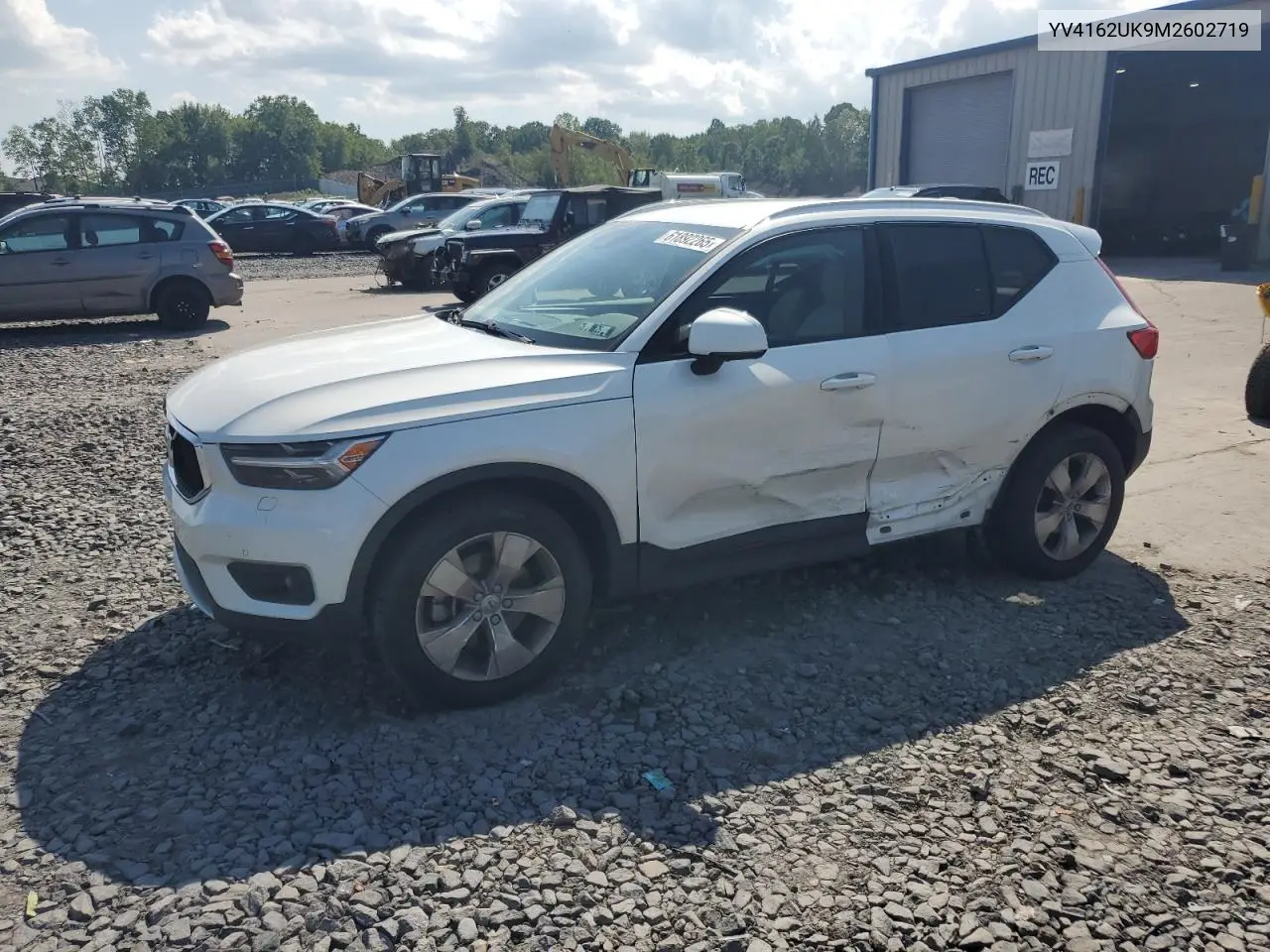 2021 Volvo Xc40 T5 Momentum VIN: YV4162UK9M2602719 Lot: 61892265