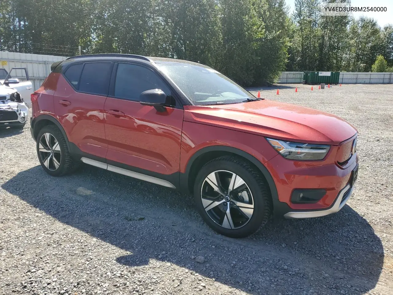 2021 Volvo Xc40 Recharge VIN: YV4ED3UR8M2540000 Lot: 61894645