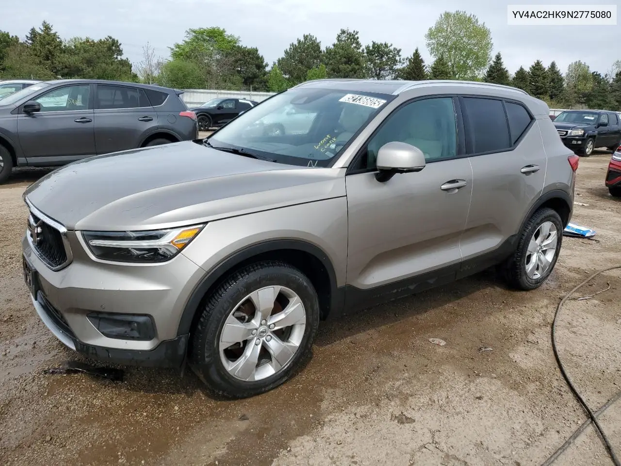 2022 Volvo Xc40 T4 Momentum VIN: YV4AC2HK9N2775080 Lot: 52136605