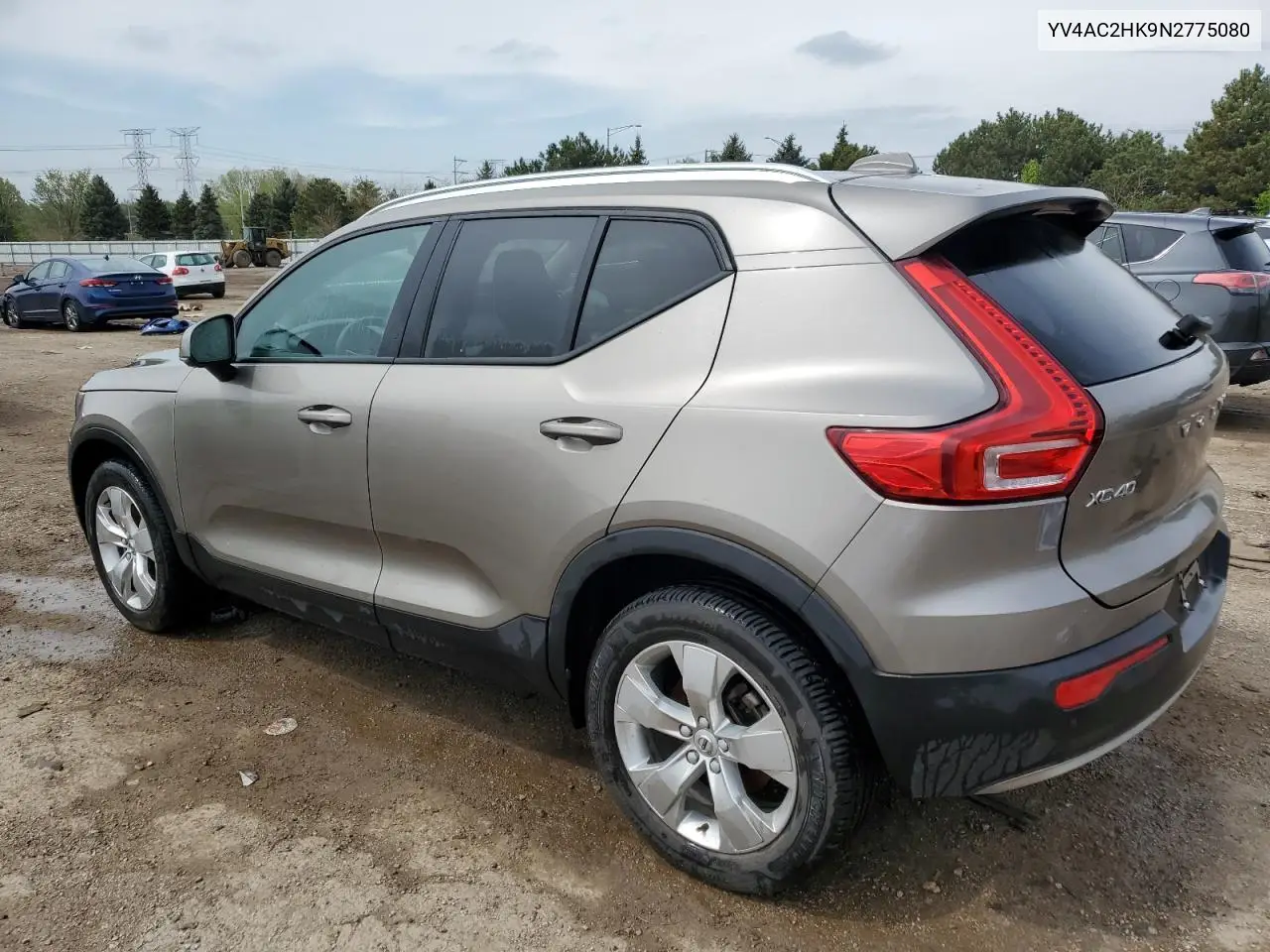 2022 Volvo Xc40 T4 Momentum VIN: YV4AC2HK9N2775080 Lot: 52136605