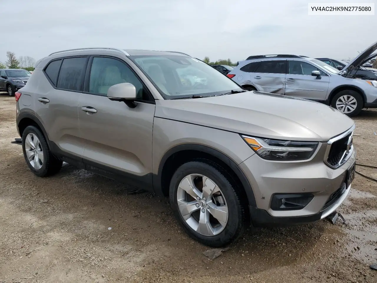 2022 Volvo Xc40 T4 Momentum VIN: YV4AC2HK9N2775080 Lot: 52136605