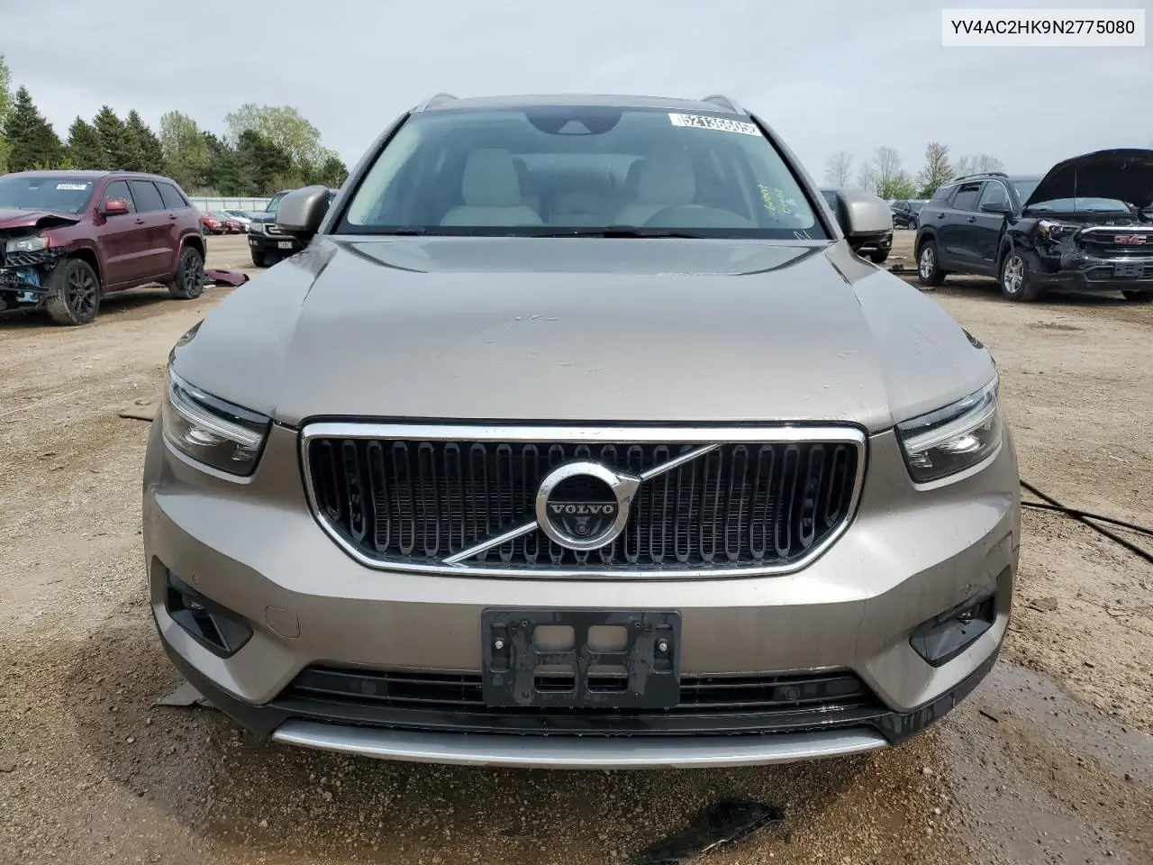 2022 Volvo Xc40 T4 Momentum VIN: YV4AC2HK9N2775080 Lot: 52136605
