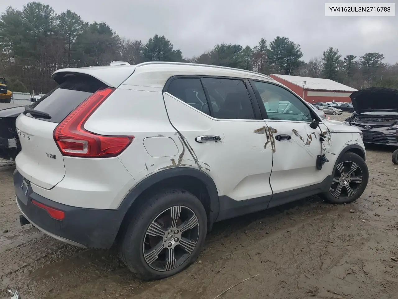 2022 Volvo Xc40 T5 Inscription VIN: YV4162UL3N2716788 Lot: 52907165