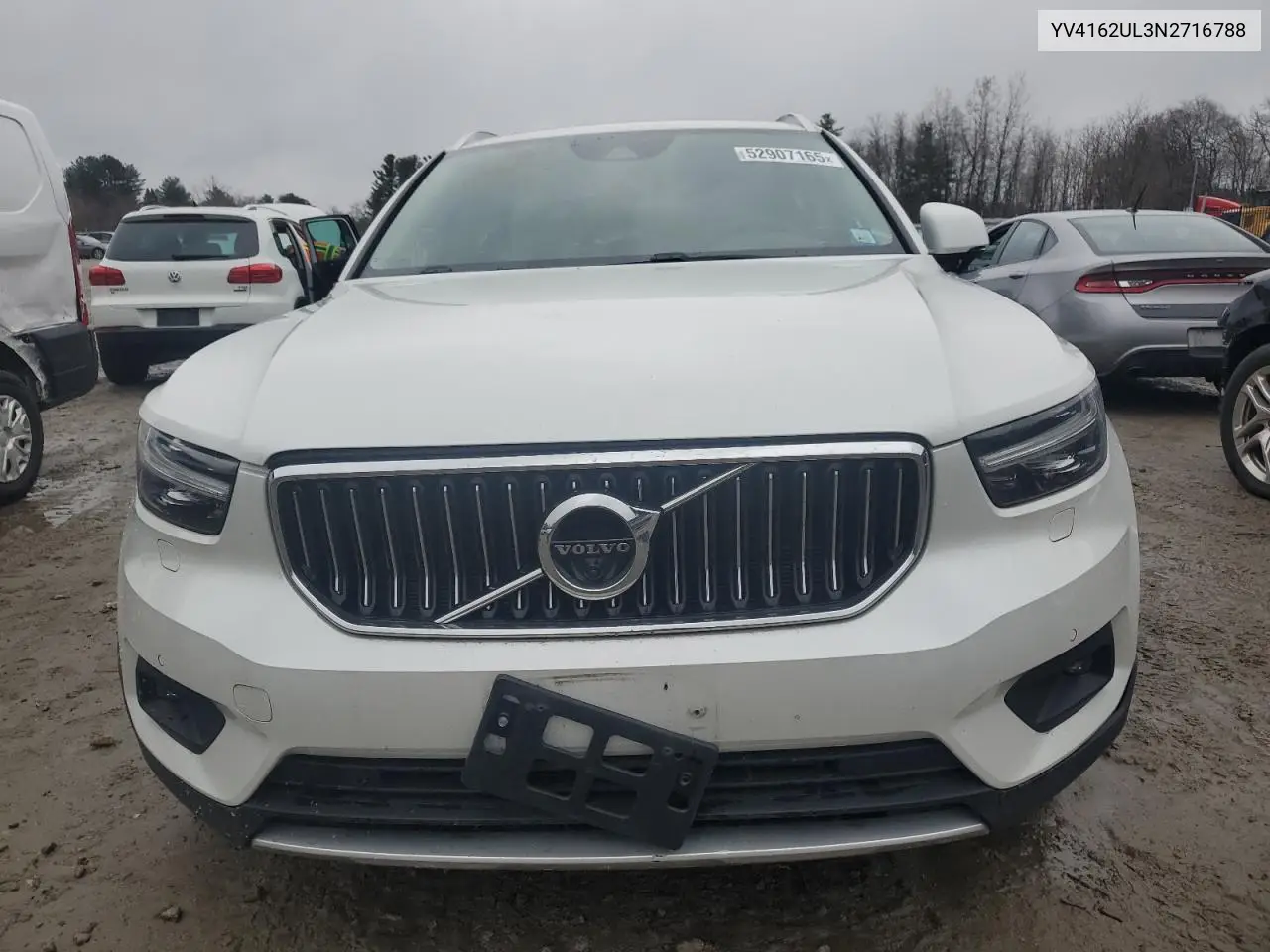 2022 Volvo Xc40 T5 Inscription VIN: YV4162UL3N2716788 Lot: 52907165