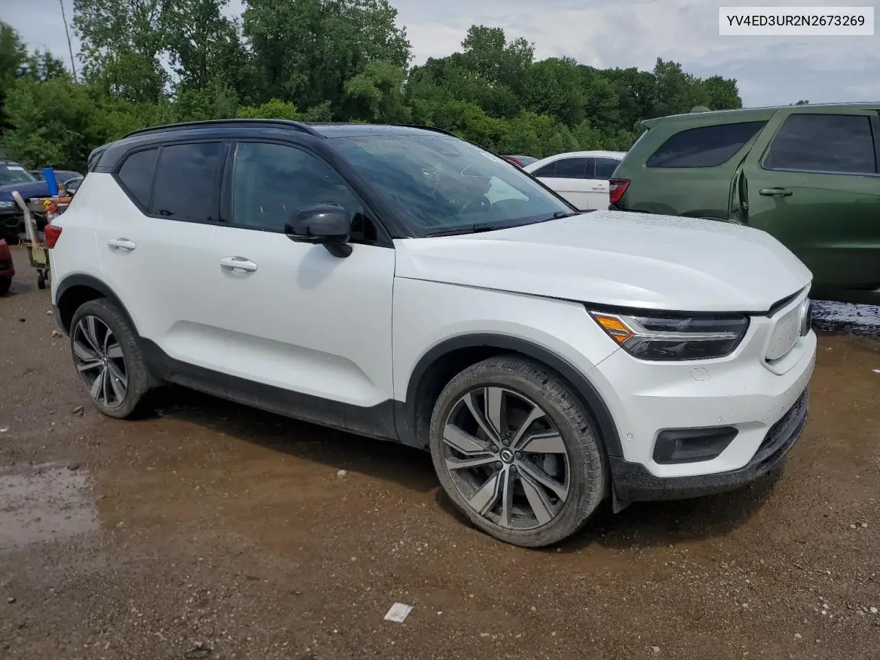 2022 Volvo Xc40 P8 Recharge Plus VIN: YV4ED3UR2N2673269 Lot: 60729295