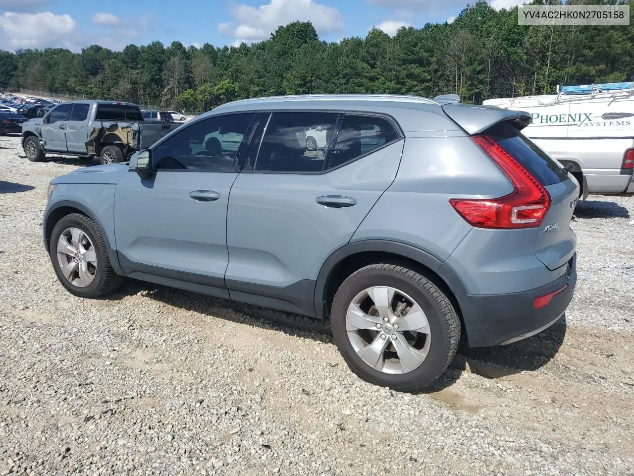 2022 Volvo Xc40 T4 Momentum VIN: YV4AC2HK0N2705158 Lot: 61228775