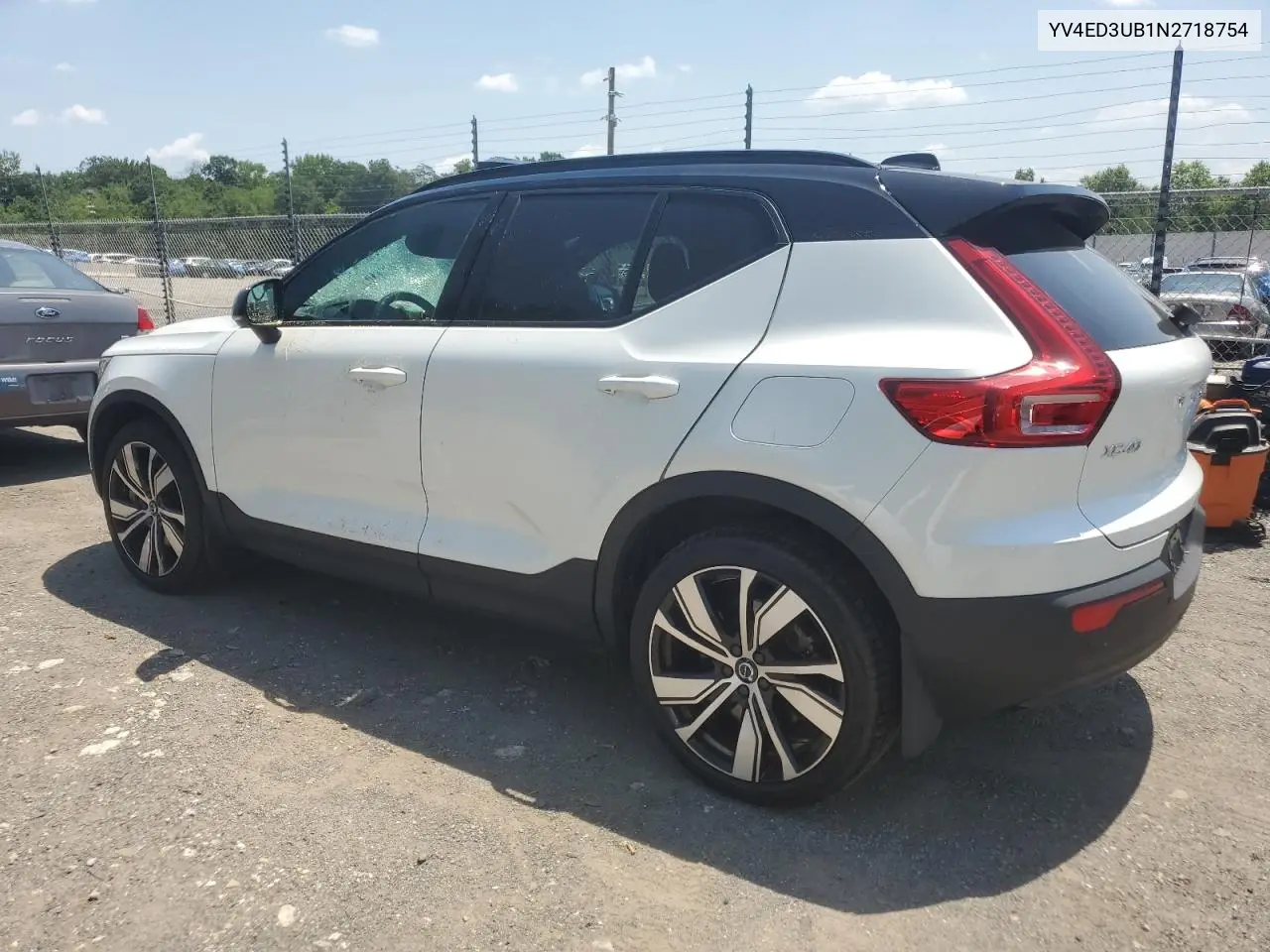 2022 Volvo Xc40 P8 Recharge Ultimate VIN: YV4ED3UB1N2718754 Lot: 62062355