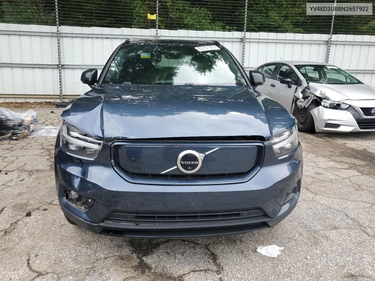 2022 Volvo Xc40 P8 Recharge Ultimate VIN: YV4ED3UB8N2657922 Lot: 62161365