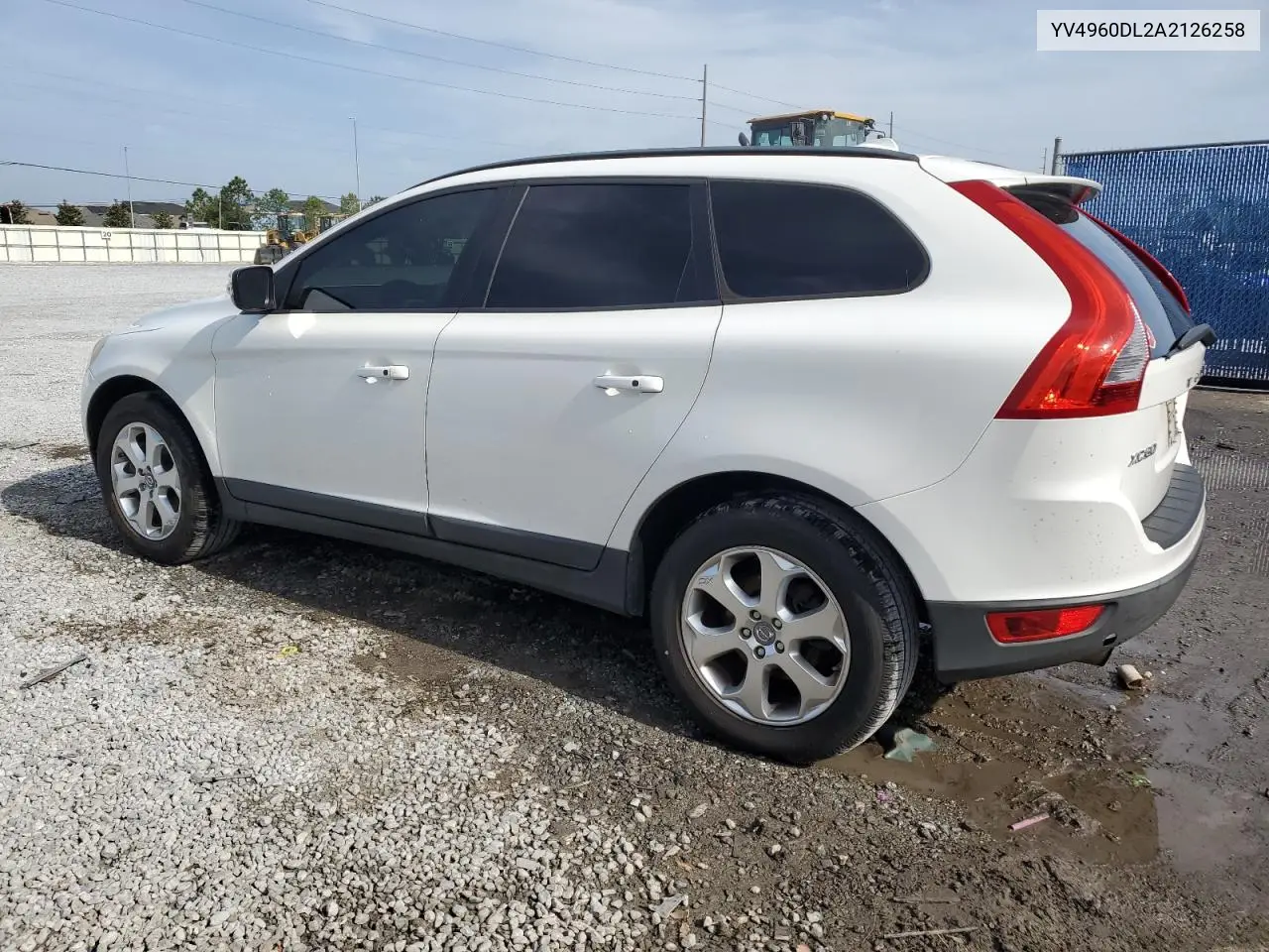 2010 Volvo Xc60 3.2 VIN: YV4960DL2A2126258 Lot: 54106475