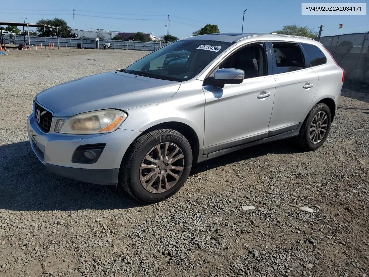 2010 Volvo Xc60 T6 VIN: YV4992DZ2A2034171 Lot: 56337455