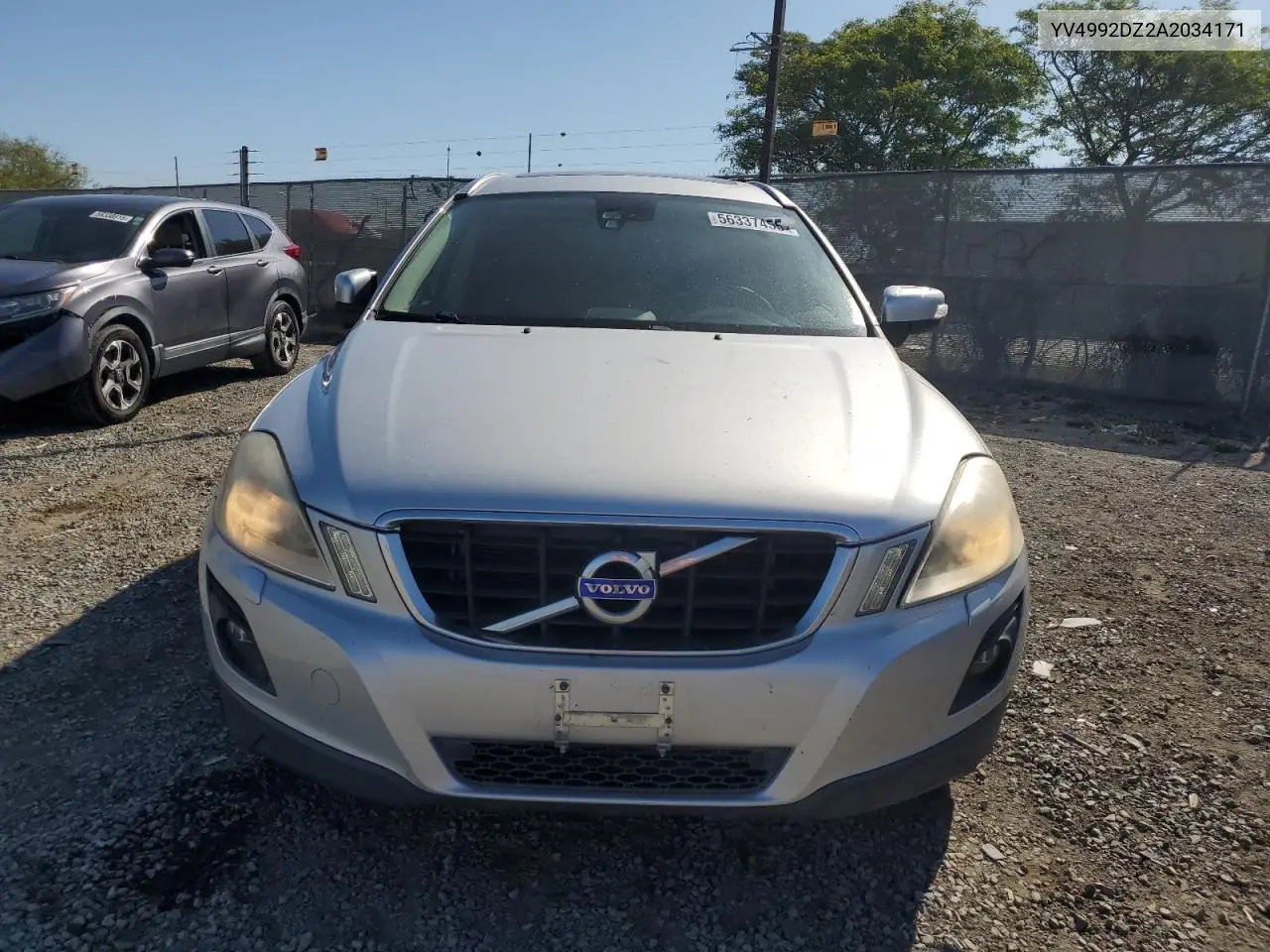 2010 Volvo Xc60 T6 VIN: YV4992DZ2A2034171 Lot: 56337455