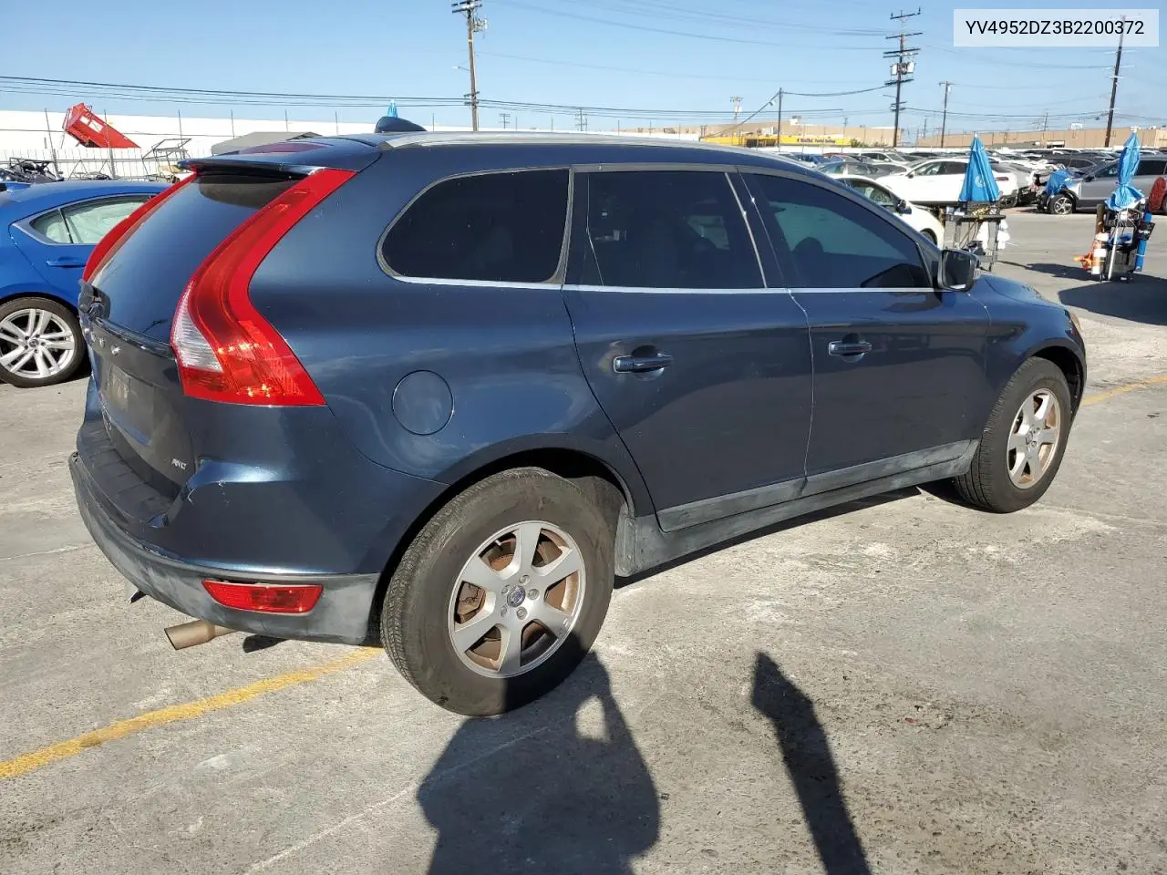 2011 Volvo Xc60 3.2 VIN: YV4952DZ3B2200372 Lot: 56772575