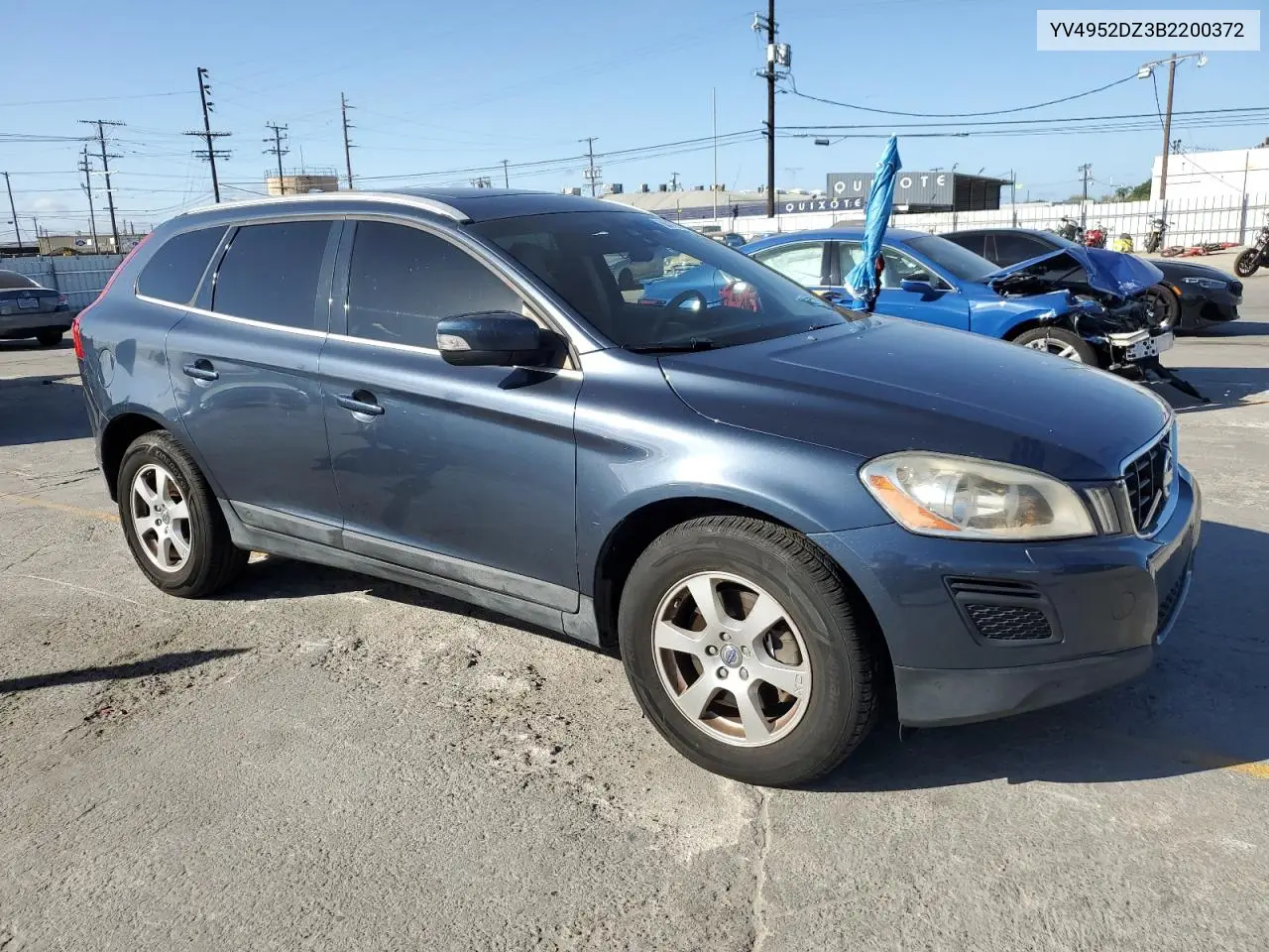2011 Volvo Xc60 3.2 VIN: YV4952DZ3B2200372 Lot: 56772575